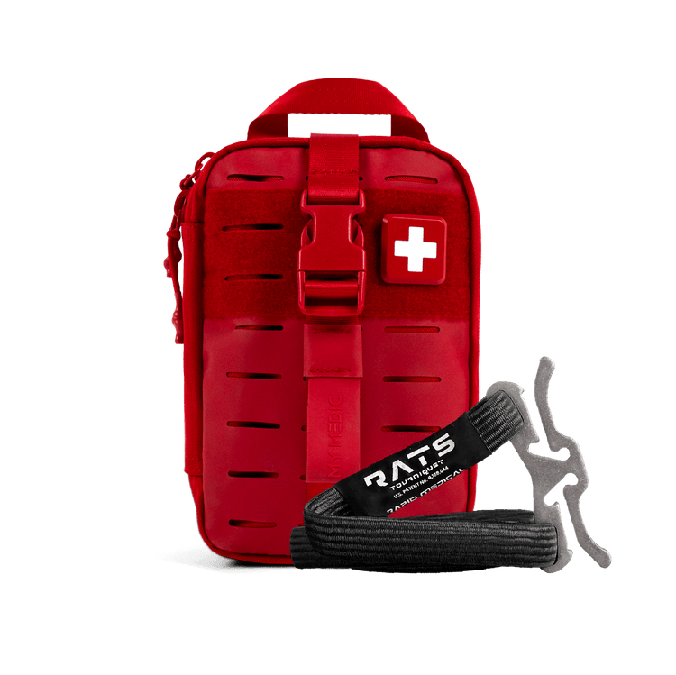 Red MYFAK Pro with Rats Tourniquet