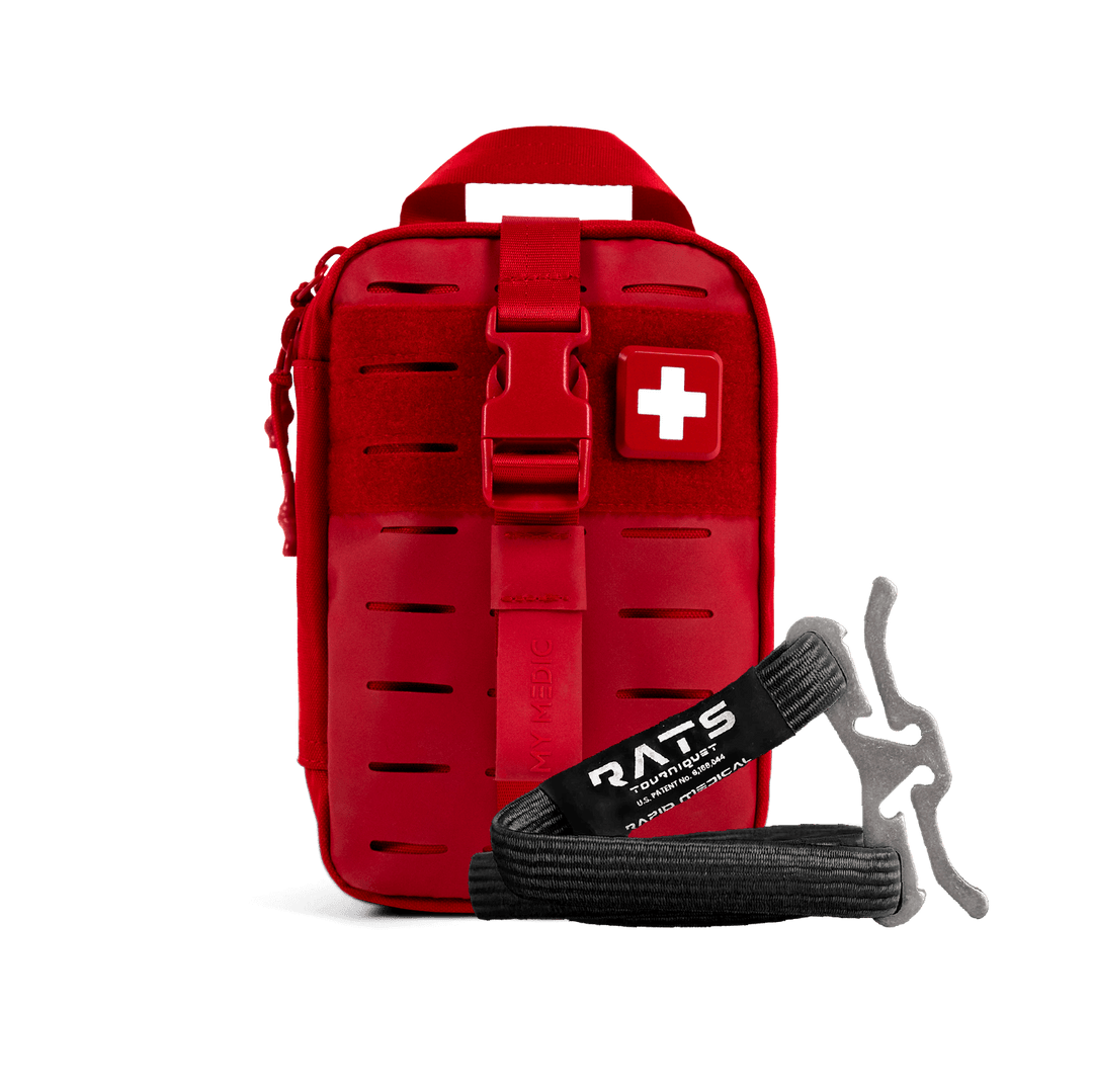 Red MYFAK Pro with Rats Tourniquet