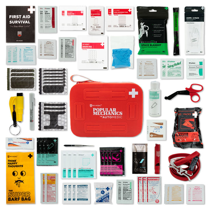 Popular Mechanics Auto Medic - Best Car & Vehicle First Aid Kit