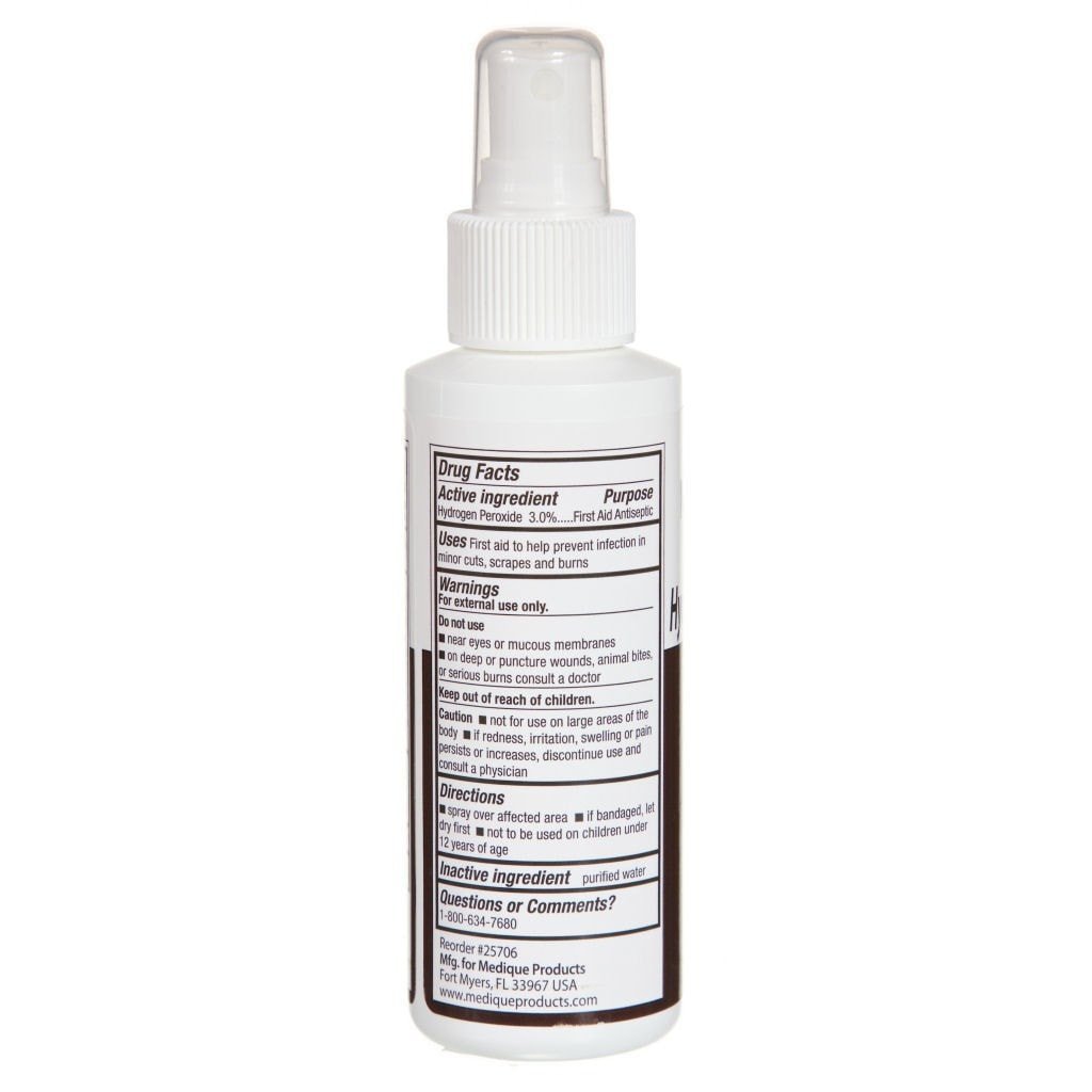 Hydrogen Peroxide Pump Spray Back