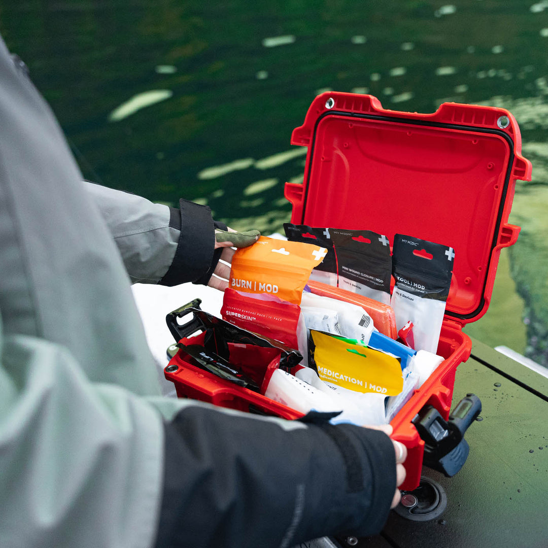 boat first aid, waterproof first aid kit