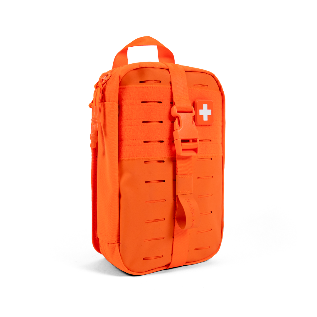 Orange Individual First Aid Kit